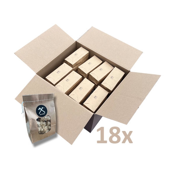 Karton mit 18 Pack Öko Kaminanzünder