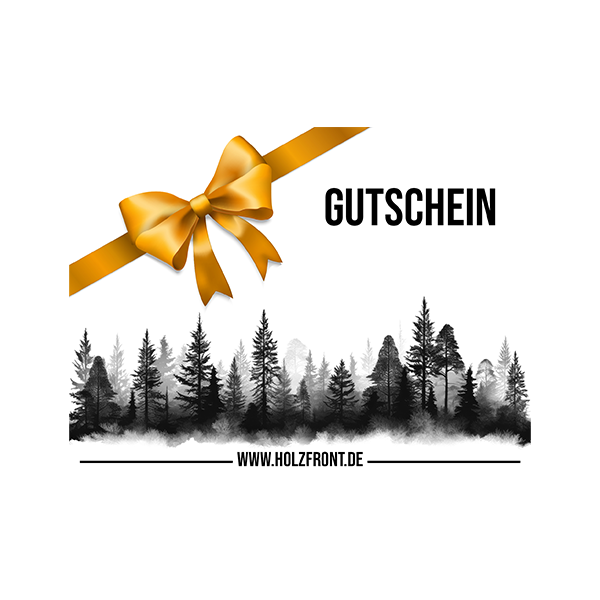 Gutschein für den Holzshop von Holzfront