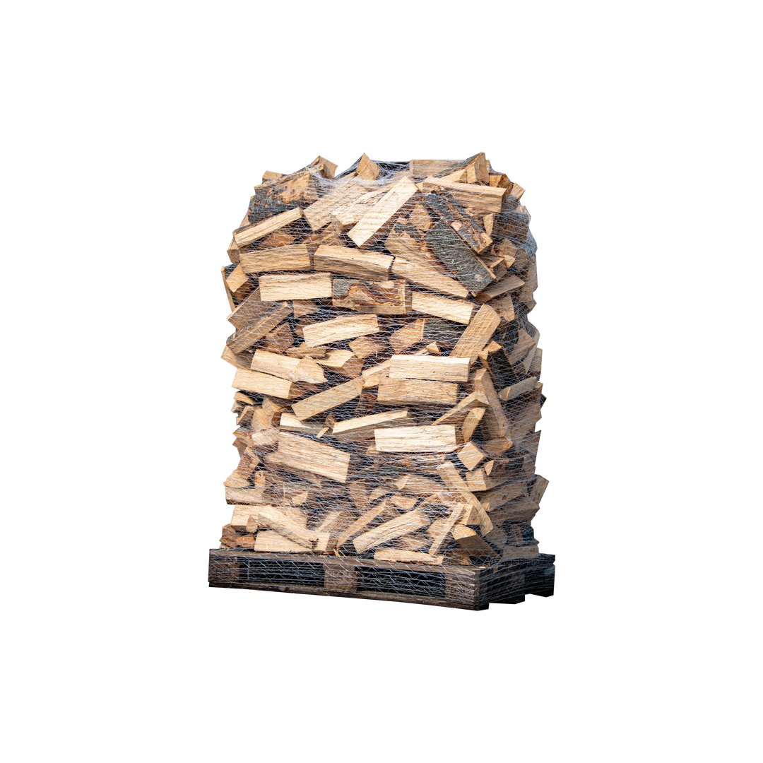 Buche gewickelt auf Palette