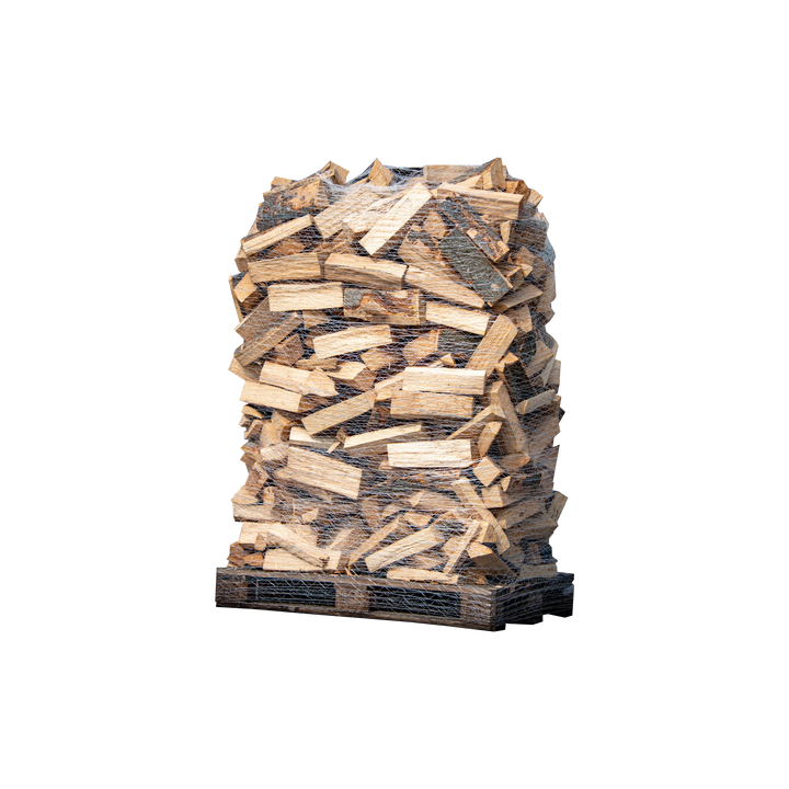 Buche gewickelt auf Palette