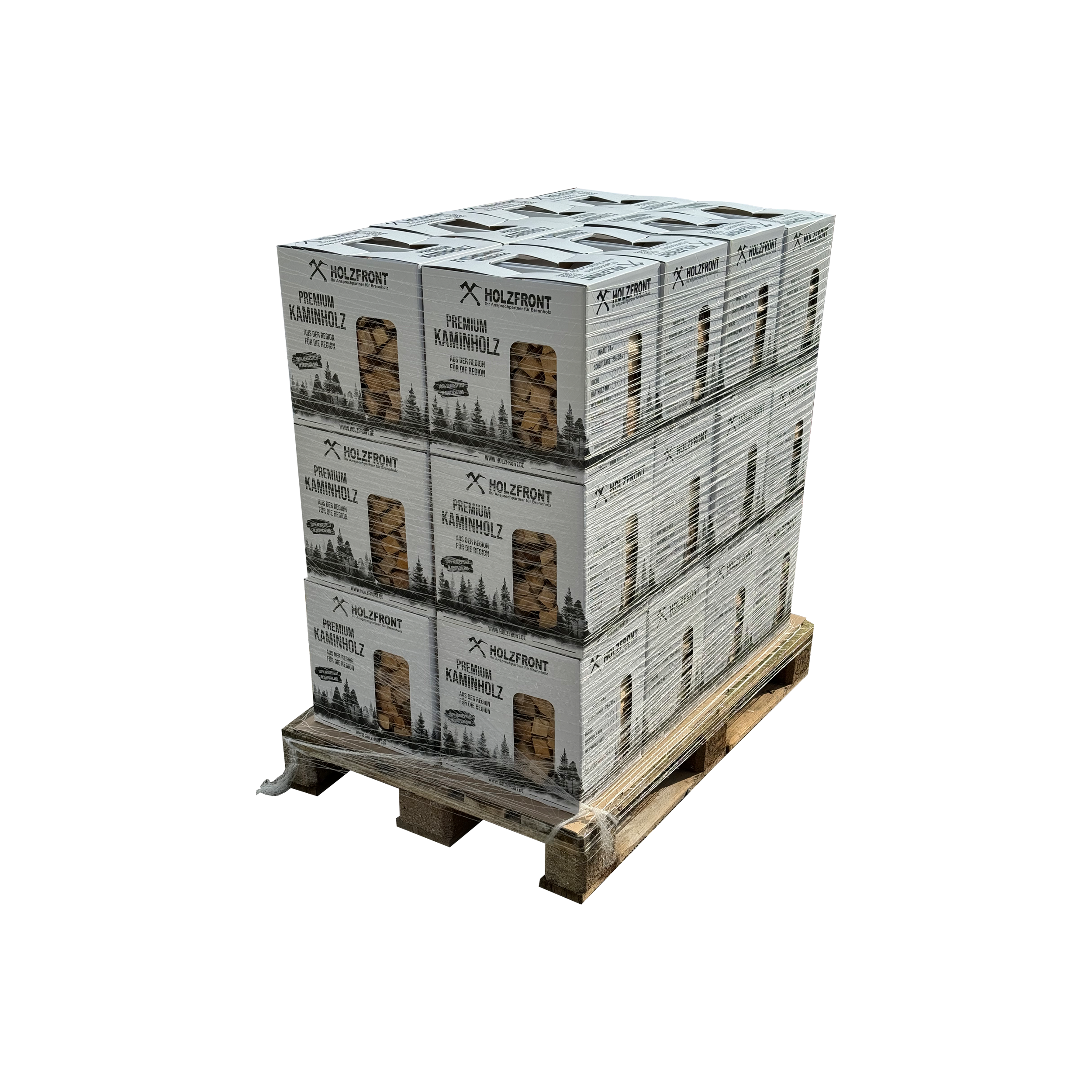 Olivenbrennholz Auf Palette – 600 Kg, Stücke 20-30 Cm, Ideal Für Öfen & Kamine